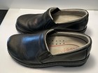 Klogs Naples Women 8 5 Medium Clogs Black Leather Slip On Work Comfort Shoes