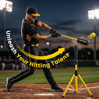 Baseball   Softball Rope Swing Trainer - Batting Training Tool With Batting Tee
