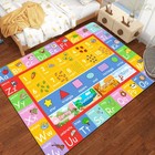 3x5 Alphabet Kids Play Rug For Playroom  Summer Non Slip Educational Rugs Lea   