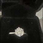14k White Gold Round Moissanite Solitaire Prong Engagement Ring Size 7 Gra