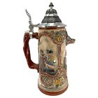 German Shepherd Dog Le German Beer Stein  75 Liter Made In Germany