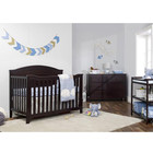 Furniture Berkley Round Top Crib  Classic 4-in-1 Convertible Crib  Made Of Wood 