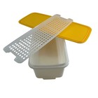 Tupperware 782-6 Refrigerator Keeper Produce Rare Yellow Lid 3 Piece Set Vintage