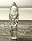 Antique 365nm Uv Green Glow Crystal Replacement Decanter Stopper Faceted Diamond
