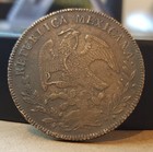 1856 Zs Om Contemporary Forgery Of A Mexican Cap   Ray 8 Real