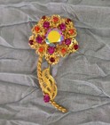 Mixed Lot Of 9 Vintage Brooches  Sarah Coventry 