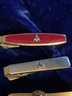 3 Masonic Shriners Tie Bars Clasps