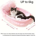 Cozy Dog Bed Pet House Cat Kennel Four Seasons Indoor Sleeping Nest For Small Pe