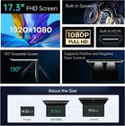 Xtrons   17 3 Inch 16 9 Ultra-thin Fhd Digital Tft Screen 1080p Video Car