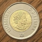 2017 Glow In The Dark Canada  2 Toonie   75  Off Combined Shipping   Exact Coin