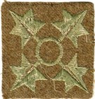 Wwi Genuine United States 4th Infantry Division Aef Insignia Wool Patch Clover