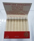 Vintage Shun Lee Dynasty Restaurant Matchbook New York City Advertising Unused