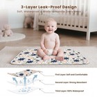 Baby Diaper Changing Pad  21 5 8  X 31 5  Waterproof Changing Pad Liners - Re   