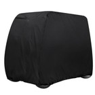 Black Waterproof Golf Cart Storage Cover 4 Passenger For Ezgo Club Car Yamaha