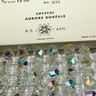 Swarovski  371 Crystal Ab 12mm 48pcs Vintage Rocky Cut Crystal Beads Sw260
