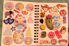 Sticker Book Collection 1 Vintage Retro New Scented Hallmark  Gibson Retired 80s