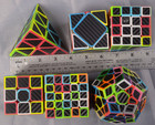 Neon Magic Puzzle Speed Cube Twist   Solve Fidget Brain Excercise Game Toy Lot
