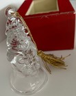 Marquis By Waterford 2014 Santa Bell Annual Bell Ornament Clear Crystal W  Box