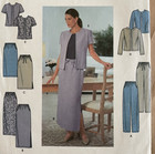 Simplicity Sewing Pattern  9159  Size 10-12-14-16   Misses  Jacket skirt   Pants
