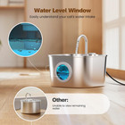 Cat Water Fountain Stainless Steel  Pet Fountains For Cats dog Indoor Automat   