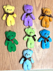 28 Mini Teddy Bears 4 7 Inch Keychain Small Plush Bears Stuffed Animals 1 Pack