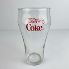 Vintage Coca-cola Coke Clear Drinking Glass W red Lettering 6  Tall