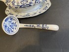 Blue Danube Soup Tureen Japan With Lid  Ladle  Under Plate