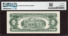 1963  2 Legal Tender  Us Note  Pmg Gem Uncirculated 66 Epq Banknote  Red Seal