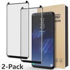 For Samsung Galaxy S8 Plus S8 Shockproof Bumper Case Hard Cover   Tempered Glass