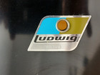 Ludwig 14 X 24  Black Cortex Bass Drum  Vintage Early 70 s 6 Ply
