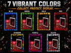 Shattered Glass Color Magnetic One-touch Card Holder     35pt Trading Card Case