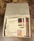 Vtg 1963 Schiaparelli Salesman Sample Satin Box W 30 Stocking Samples Rare