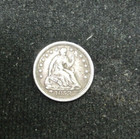 1853 O Arrows Seated Liberty Half Dime Vf xf   Sharp Coin