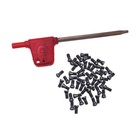 50pcs M2 5 X 6mm Insert Torx Screw For Carbide Inserts Lathe Tool   Screwdriver