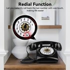 Retro Rotary Landline 1960s Vintage Telephone Old Fashioned Corded Phones Wit   