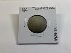 1866 Two Cent Piece In Very Fine Condition Us Copper Coin 111923 69e
