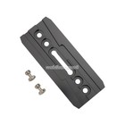 5 1 2 X 2 3 Inch Camera Plate W  3 8-16  Screws For Vinten 8-10-11-12-20-100-250