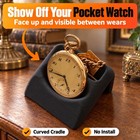 Pocket Watch Holder Compatible With Pocket Watches  Black