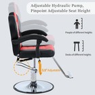 Hair Salon Barber Chair Reclining Hydraulic 360   Swivel Beauty Styling Chair