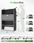 42 w X 60 hx13 d Heavy-duty Adjustable Van Shelving With Lockable Door And Hooks