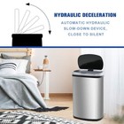 Bestoffice 13 Gallon Stainless Steel Touchless Kitchen Trash Can With Motion