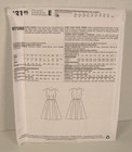 Mccall s 7088 Dress W front Seam Detail  Raised Waist Pattern Misses  6-14 Uncut