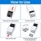 Blackjack Shoe Discard Tray Clear Blackjack Dealing Shoe Acrylic Card Dispenser