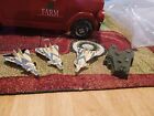 Mega Force V Rocs Army Fighter Bombers Vehicles With Jet Hanger Kenner 05100