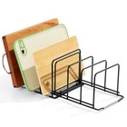 Cutting Board Organizer  Adjustable Pot And Pan Organizer Rack  Kitchen 