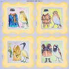 Hollywood Birds Collection - Bundle Pack 4  5  6   12 Paper Dolls