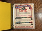 Lot Of 20 Lionel Model Railroad Train Catalog Books 1970-1988  Binder   More