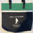 Vtg The Cavaliers Drum   Bugle Corps Black   Green Duffel Bag 16 5   x16   