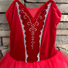 Weissman Candle On The Water Red Velvet Ballet Dance Costume Tutu Medium Adult