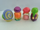 Vintage 1980s Playskool Lot Of 4 Glo Worm Friends Figures